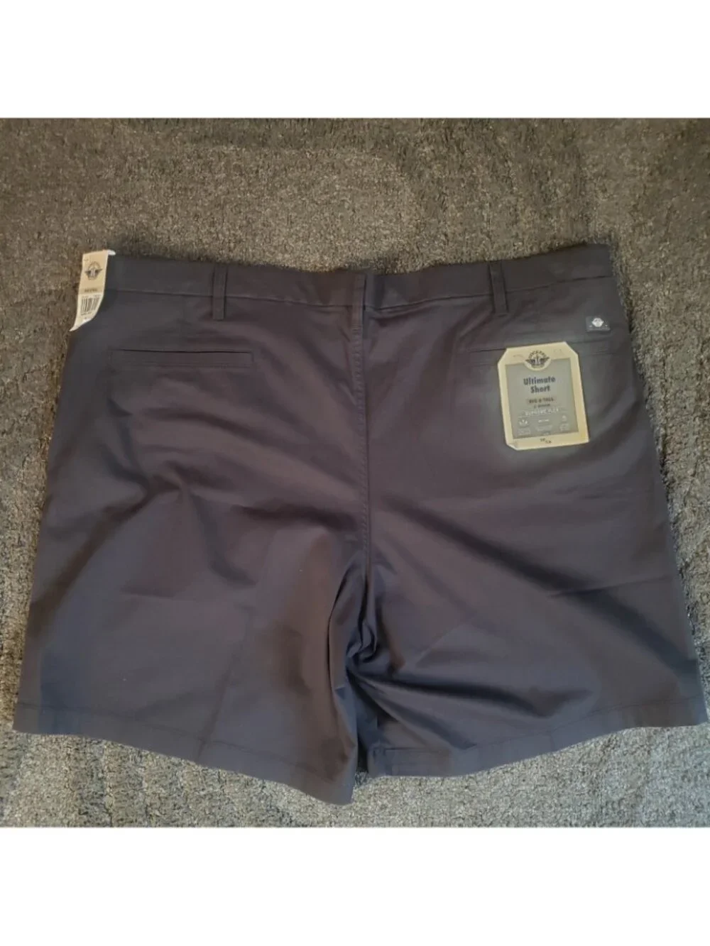 NWT Dockers Navy Blue Khaki Ultimate Shorts Men's Size 48 ,9 